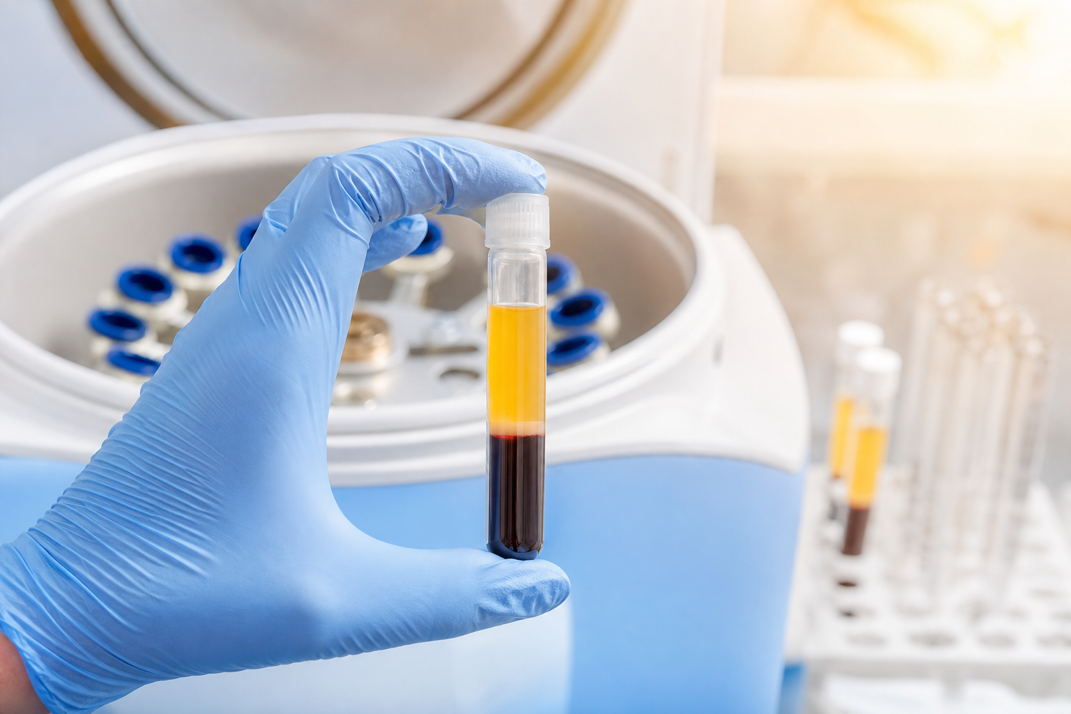 Provetta PRP per terapia dei capelli presso EsteCenter Istanbul